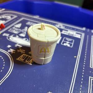 VTG McDonald's Happy Meal Robot Transformer 1988 Changeables Milk Shake Toy